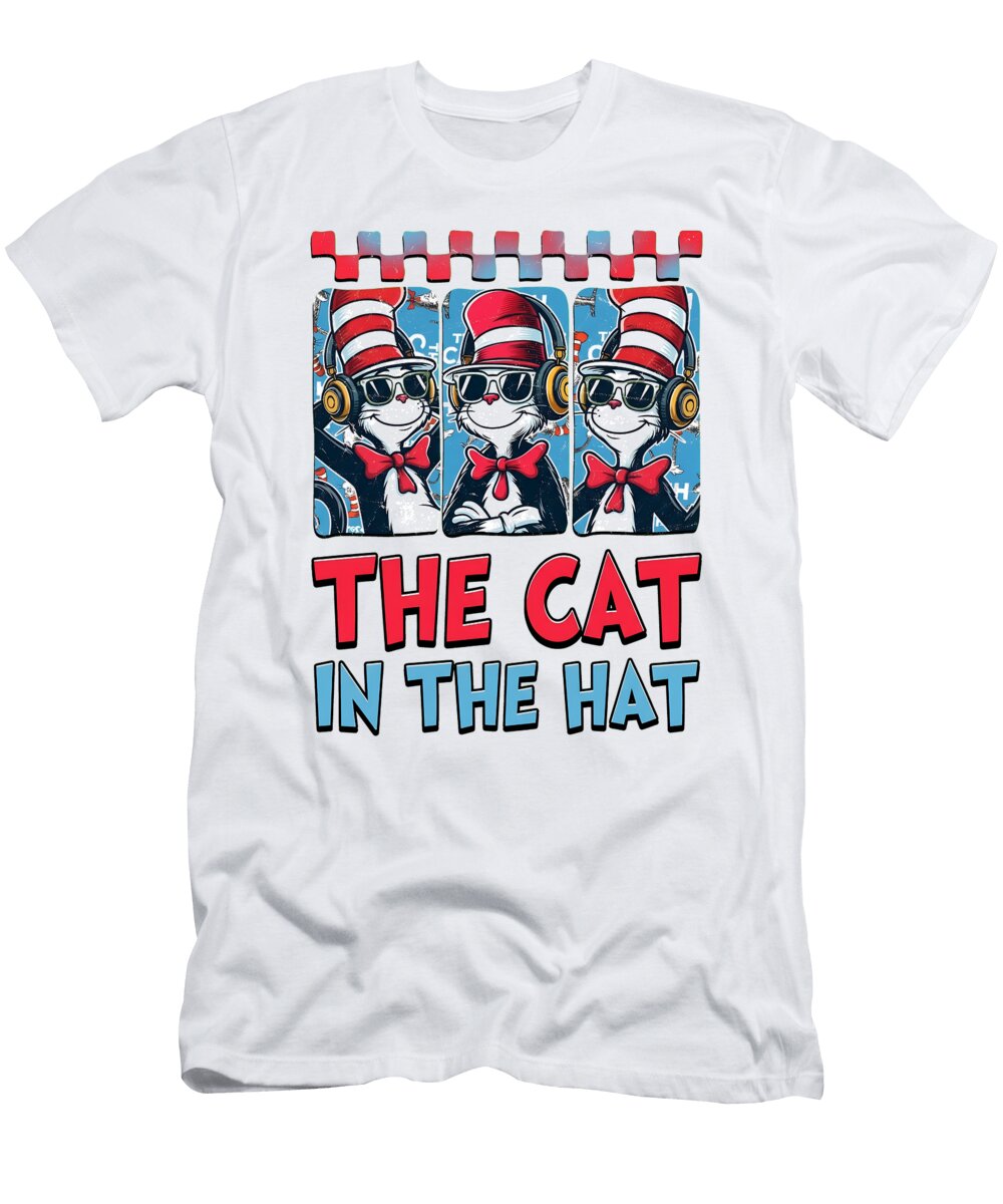Dr Seuss the Cat in the Hat Goes Cool Tnd Faarts T-Shirt