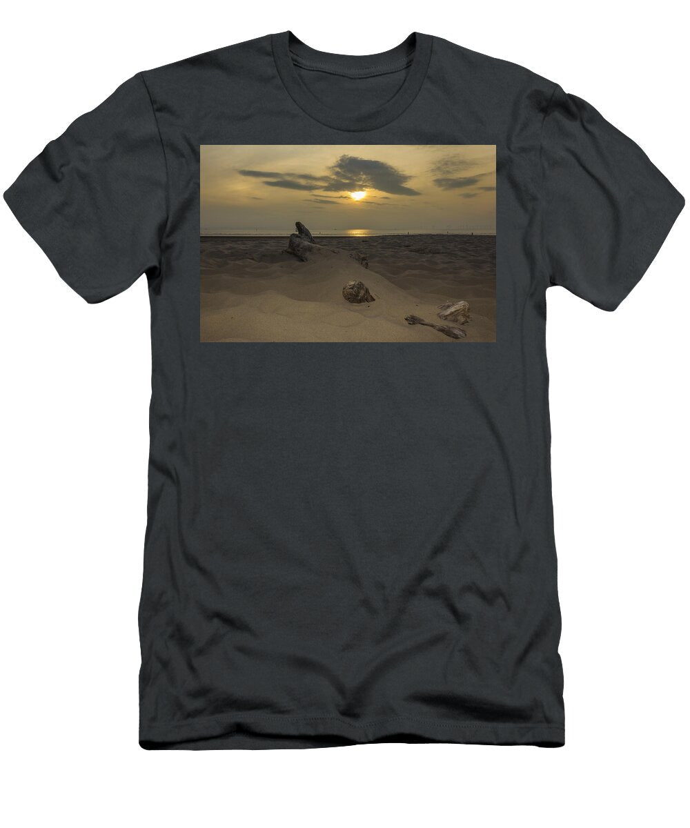 Driftwood in the Sand Paul Madden T-Shirt