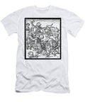 Drinking and Smoking Men As Animals British Library T-Shirt