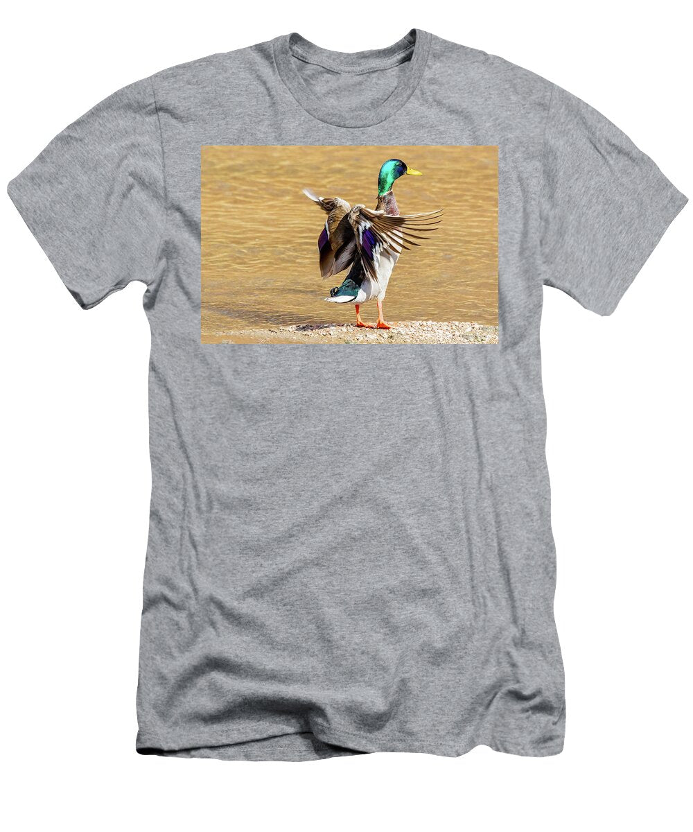Duck Arching Wings Donald Madden T-Shirt