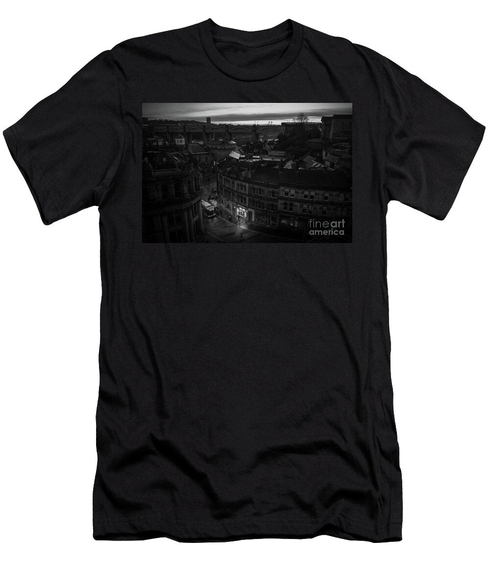 Dusk Over Side Newcastle Andrew Pounder T-Shirt