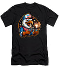 Eagle Lighting Fireworks Funny Vintage July 4th Sophie Eleanor T-Shirt