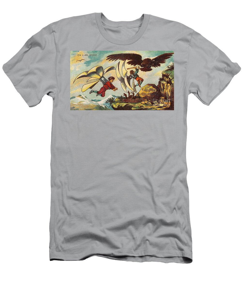Eagle Nest Robbers 1900s French Science Source T-Shirt