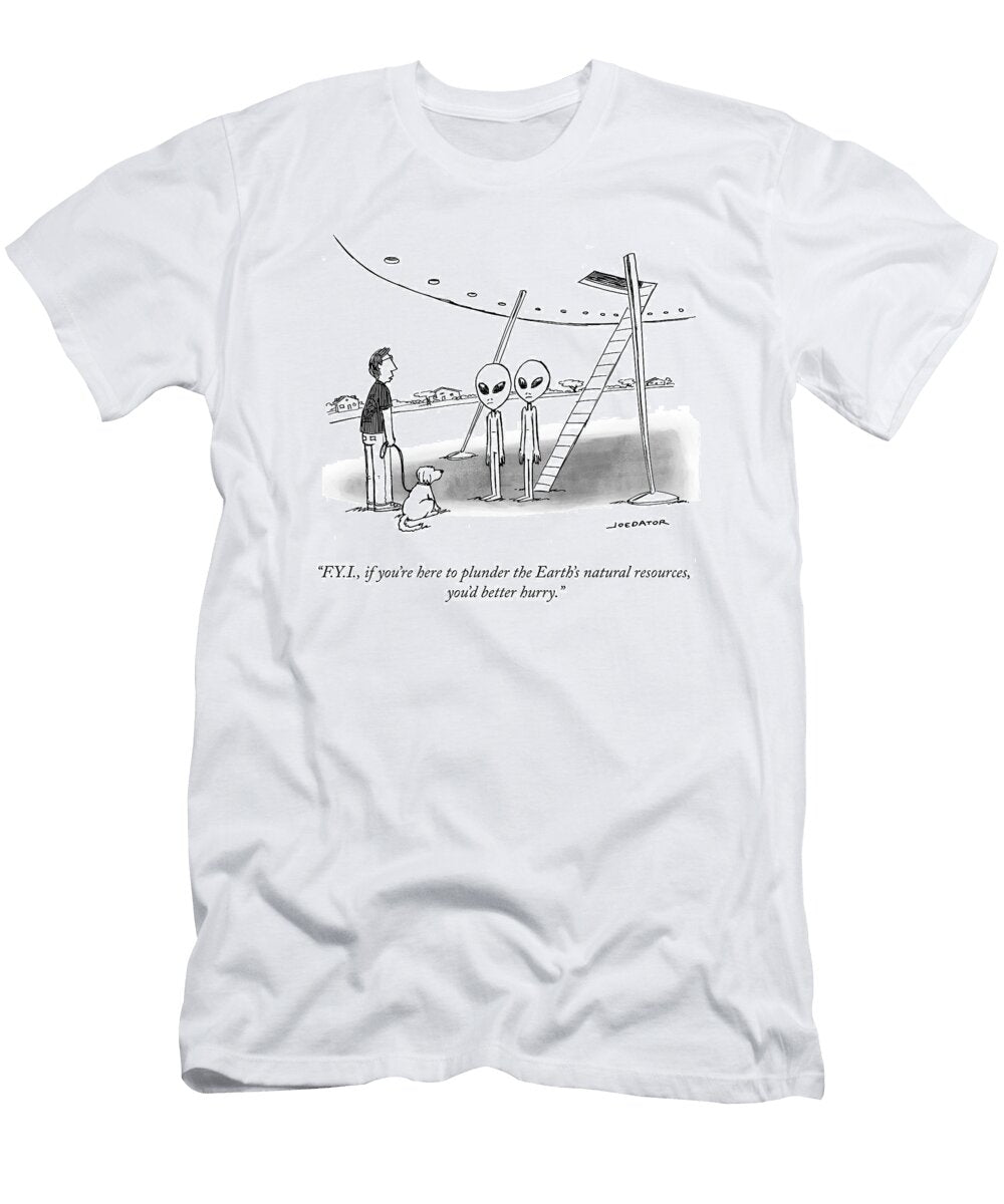 Earths Natural Resources Joe Dator T-Shirt