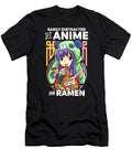 Easily Distracted By Anime and Ramen Bowl Panda Teen Girls Dnt Prints T-Shirt