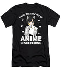 Easily Distracted By Anime and Sketching Anime Girl Dnt Prints T-Shirt