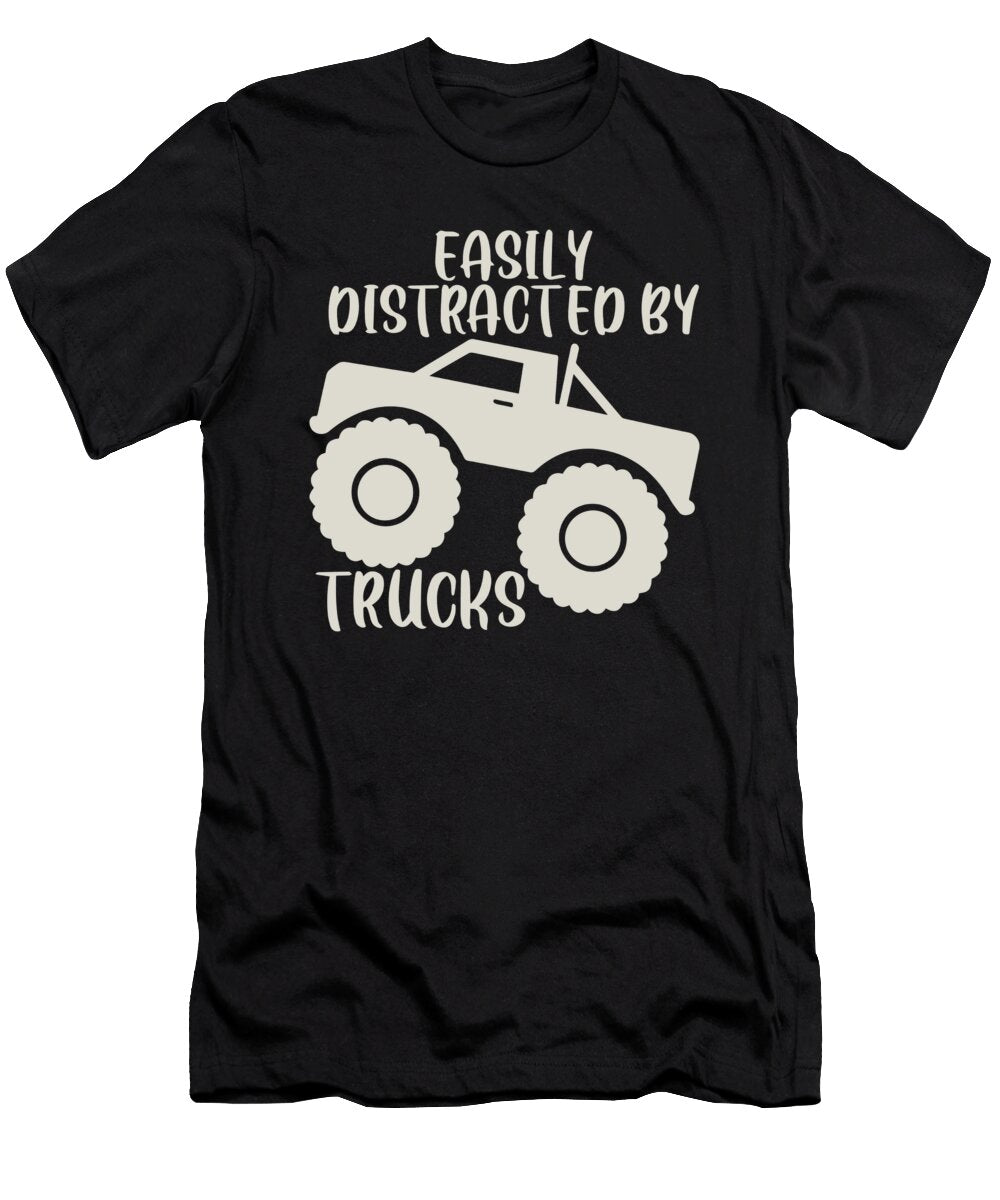 Easily Distracted By Trucks Jensen Cena T-Shirt