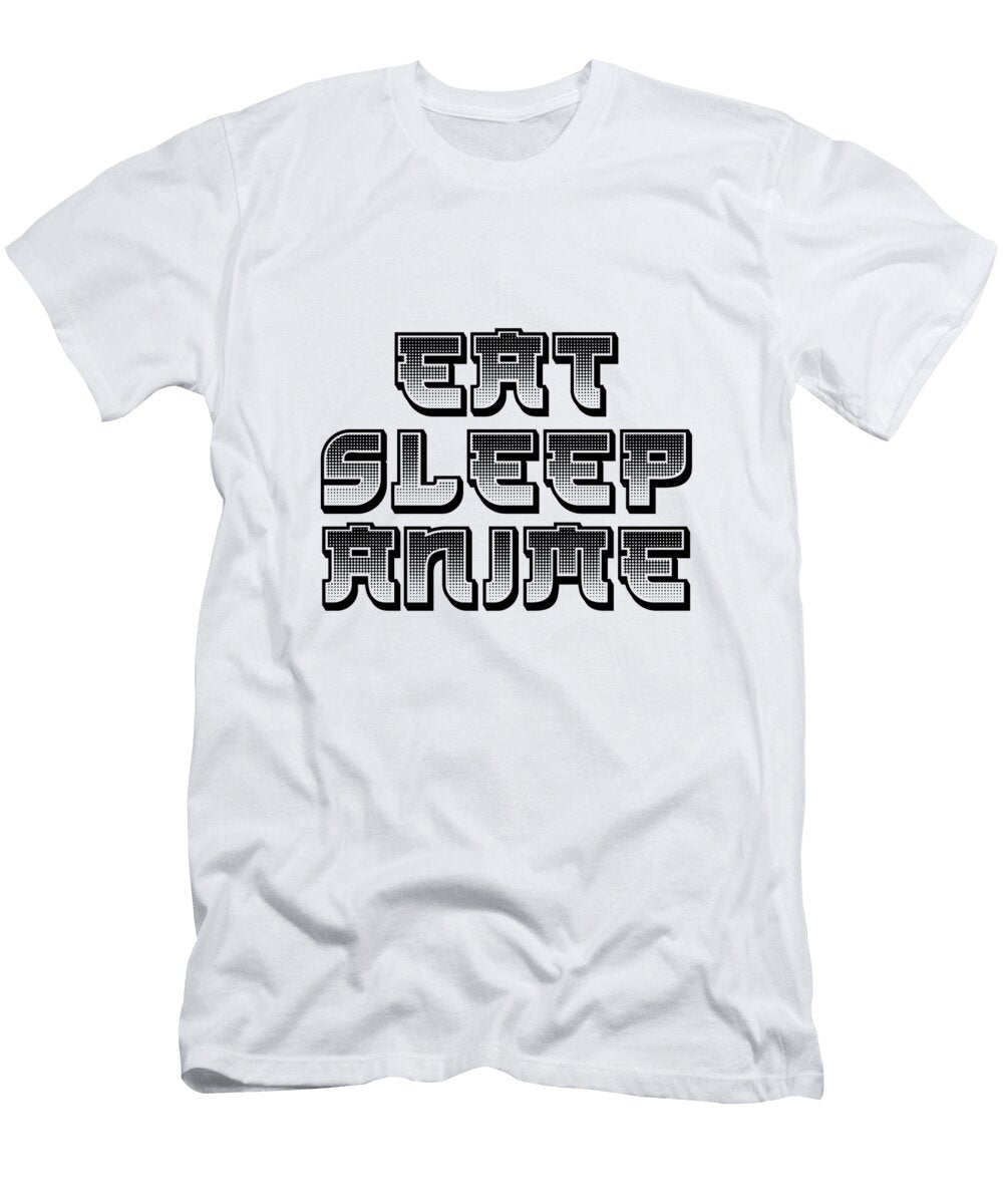 Eat Sleep Anime Gold Target T-Shirt