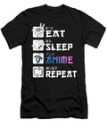 Eat Sleep Anime Repeat Anime Manga Gift Dnt Prints T-Shirt