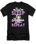 Eat Sleep Anime Repeat Japanese Manga Lover Cosplay Dnt Prints T-Shirt