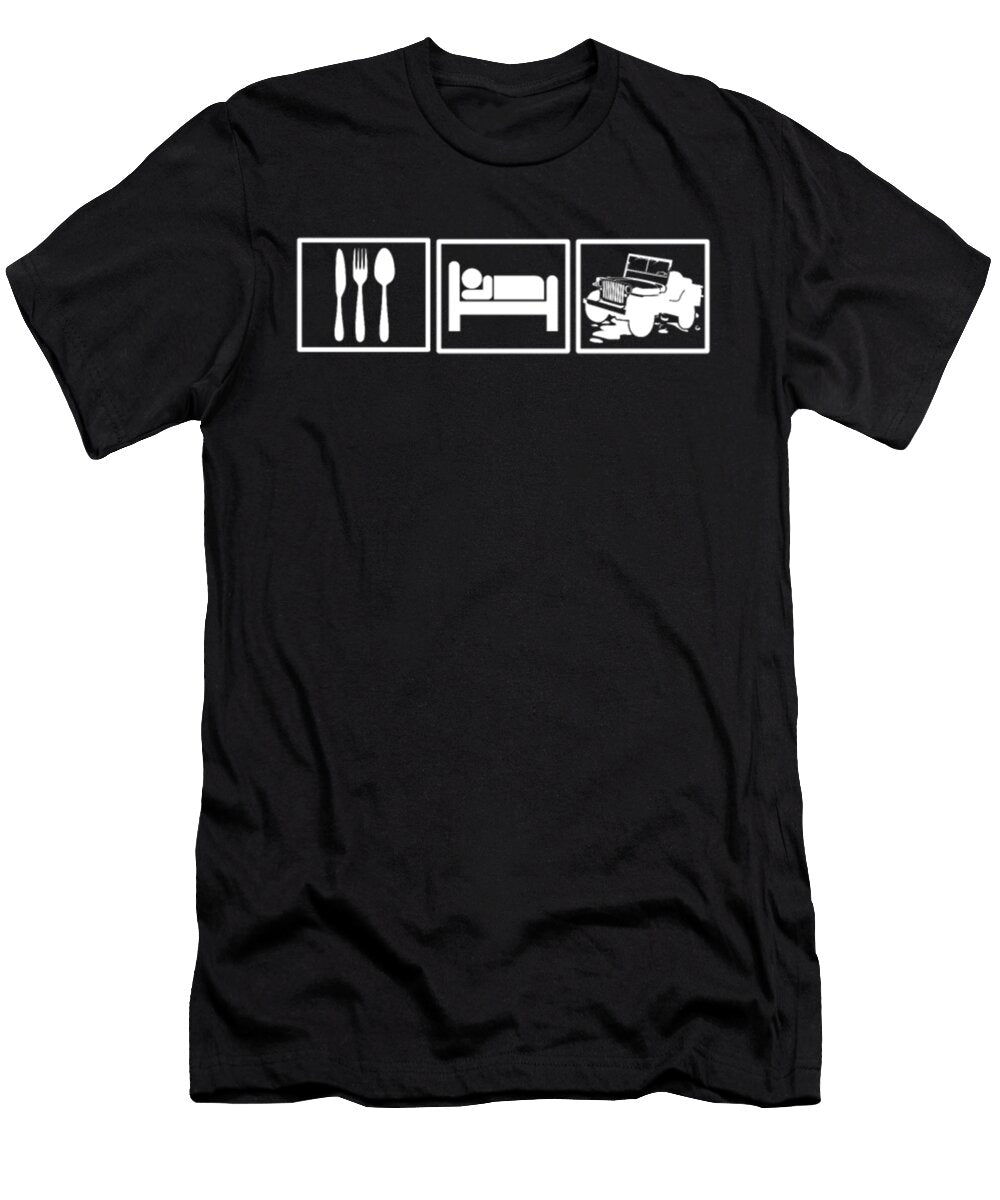 Eat Sleep Jeep Repeat Tinh Tran Le Thanh T-Shirt