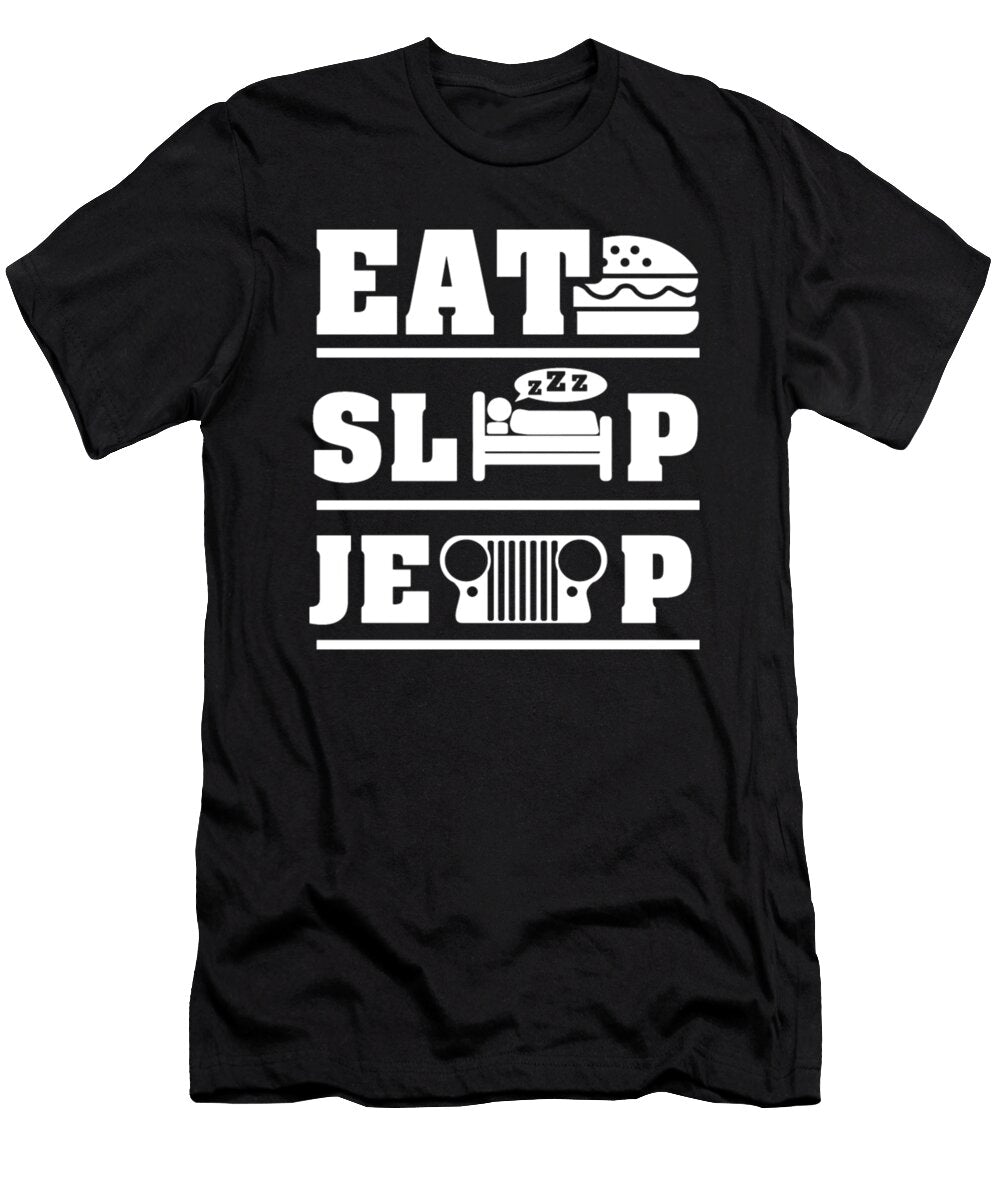 Eat Sleep Jeep Tinh Tran Le Thanh T-Shirt