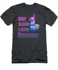 Eat Sleep Loot Repeat Llama Funny Birthday Mug Decorations Gifts Best Women Adolphe Calvet T-Shirt
