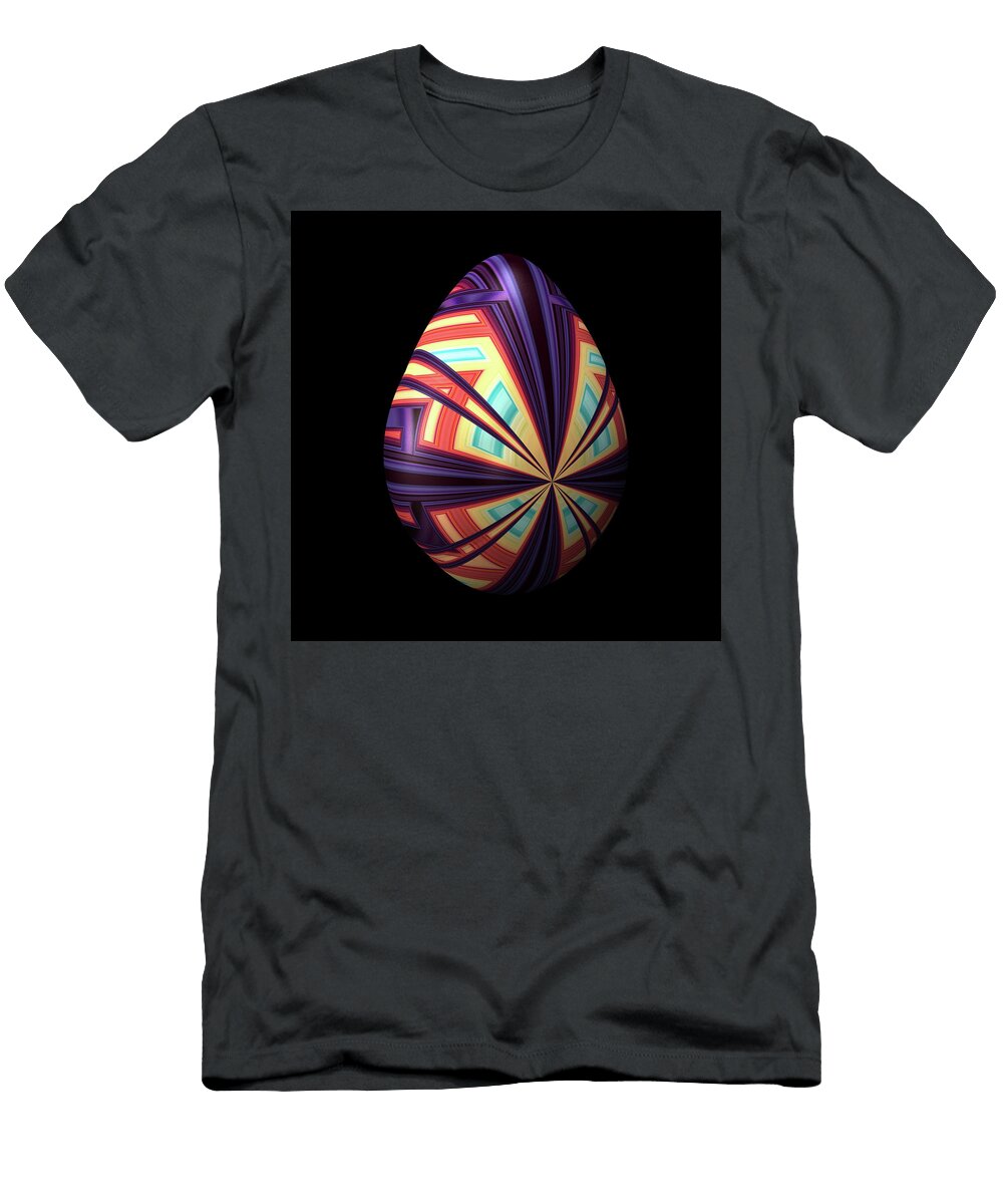Egg with Convergent Lines Hakon Soreide T-Shirt