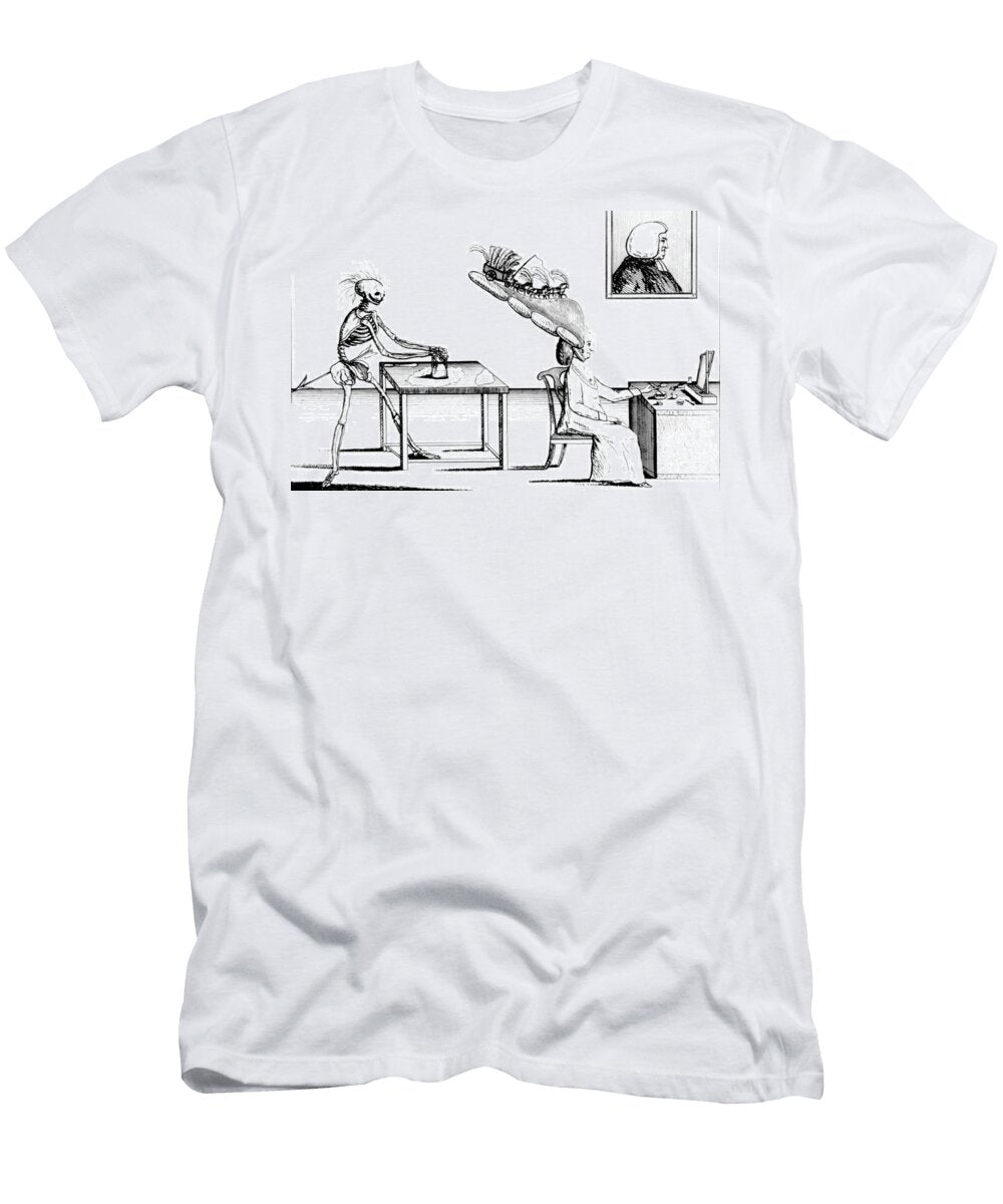 Elaborate Hairstyle 1777 Science Source T-Shirt