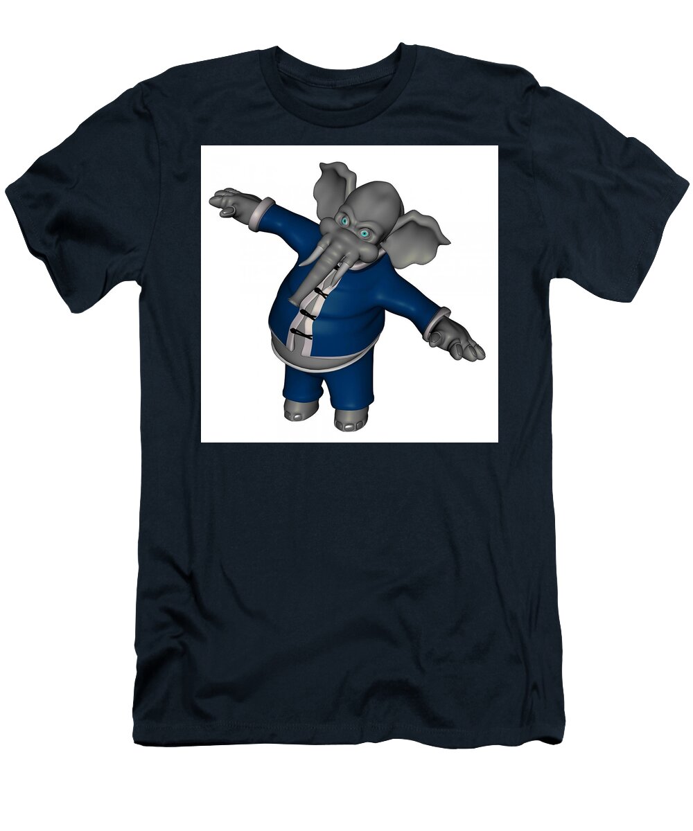 Elephant in Blue Les Classics T-Shirt