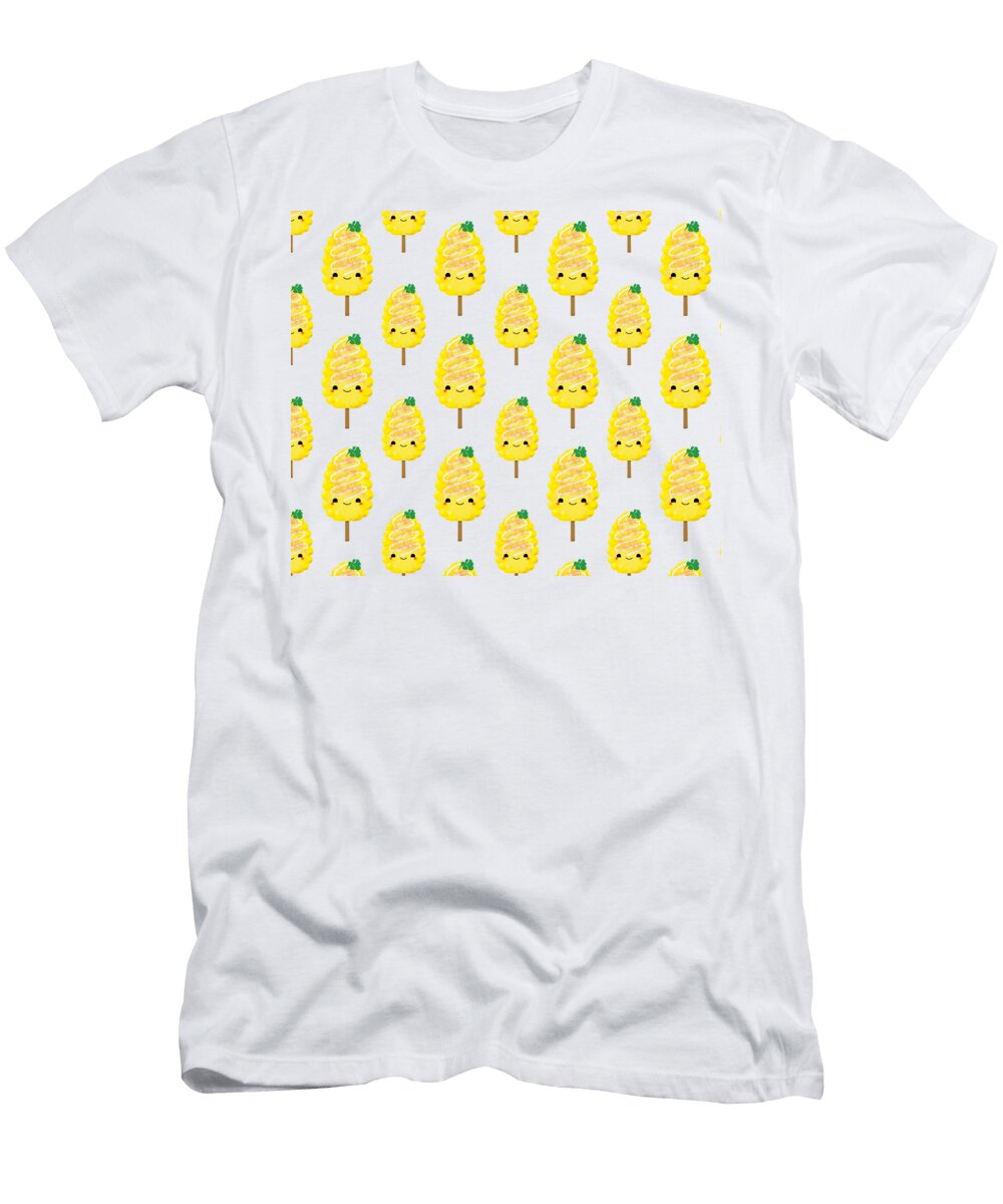 Elote Pattern Mexican Street Corn Ivan Florentino Ramirez T-Shirt