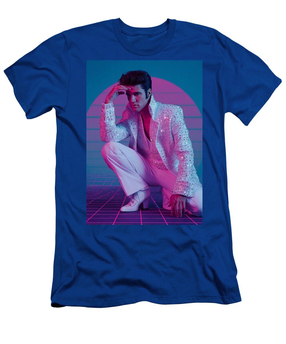 Elvis Presley in Sparkling Attire Elvis Presley Grayson Sheppard T-Shirt