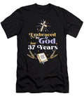 Embraced By God for 37 Years 37th Birthday Religious Theme Maximus Designs T-Shirt