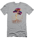 Embroidered Mushroom Nature Rooted Lena Owens T-Shirt