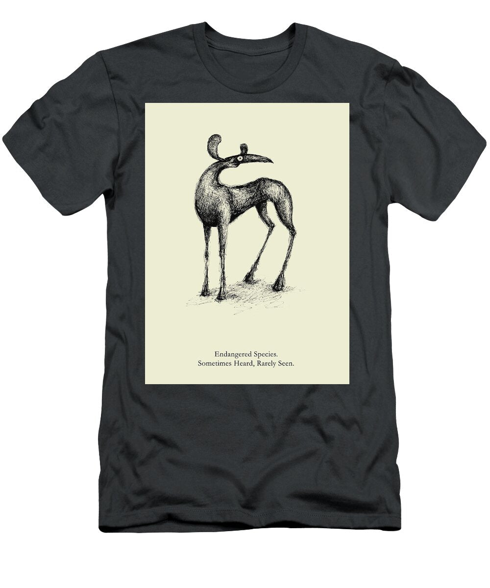 Endangered Species Sometimes Heard Rarely Seen Benny Bruise T-Shirt