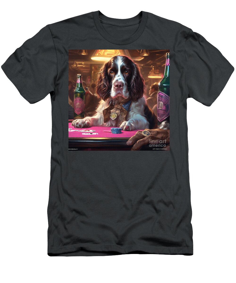 English Springer Spaniel Springer Spritz English Spaniels Bubbly Bash Adrien Efren T-Shirt