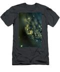 Enigma Abstract Blue Gold Lace Pattern 1 Jenny Rainbow T-Shirt