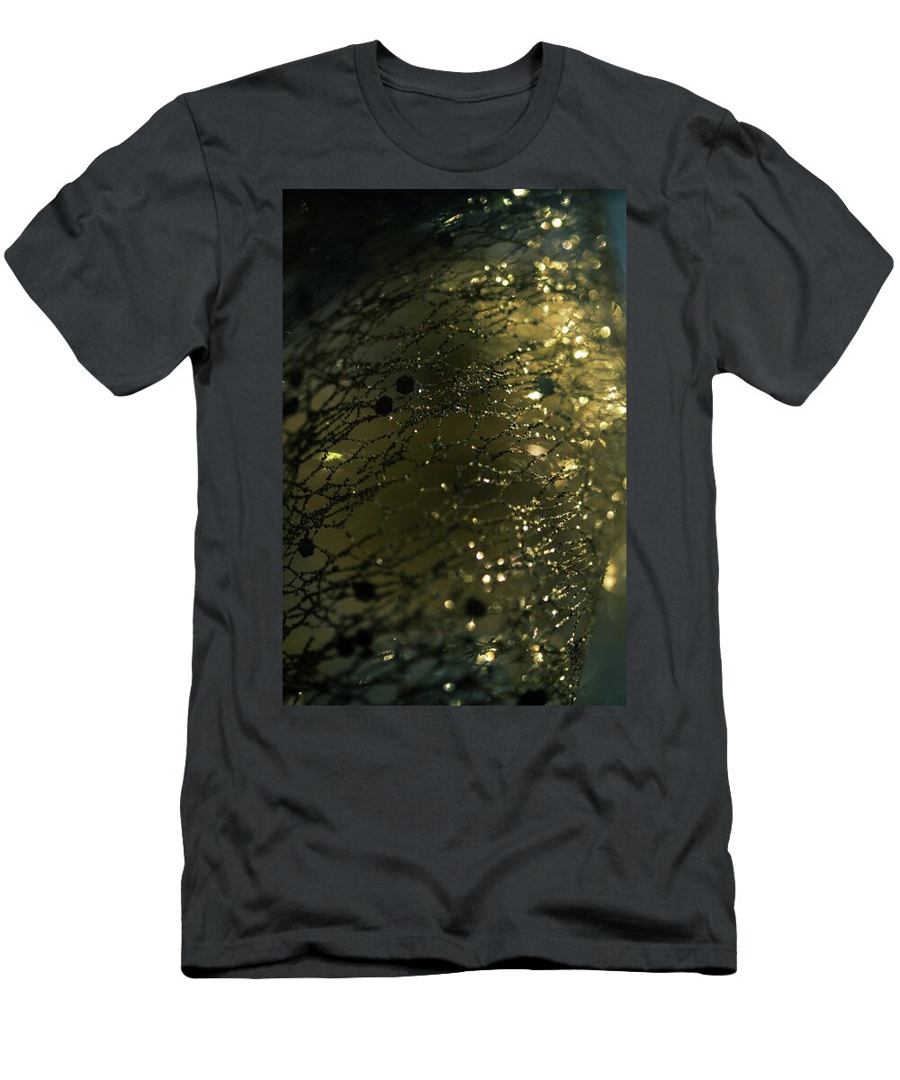 Enigma Abstract Olive Gold Dark 1 Jenny Rainbow T-Shirt