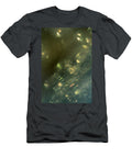 Enigma Abstract Olive Gold Lace Patterns Jenny Rainbow T-Shirt