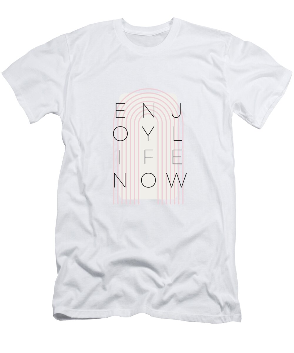 Enjoy Life Now Pink Melanie Viola T-Shirt