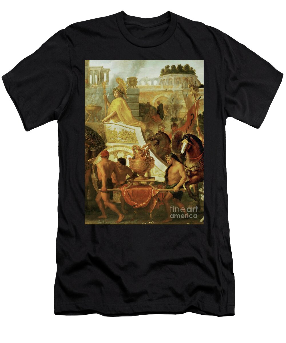 Entree D Alexandre a Babylone Alexander the Great Enters Babylon Charles Le Brun T-Shirt