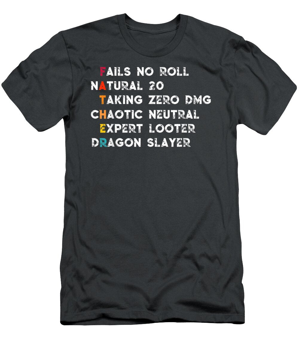 Eplaying Rpg Father Valentines Day Humor Henryk Laighl T-Shirt