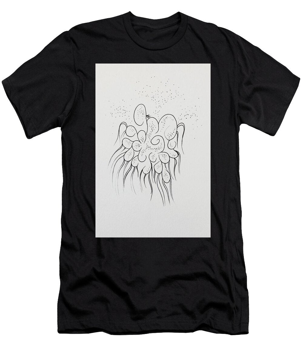 Ethereal Bubbly Line Drawing Moriah Lang T-Shirt