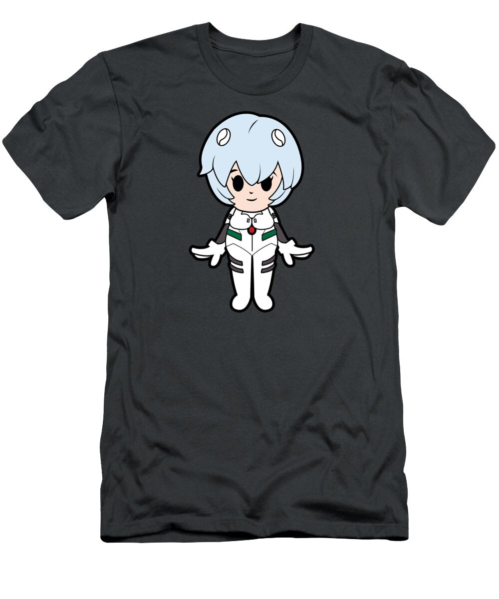 Evangelion Ayanami Rei Chibi Geraldine T Somerville T-Shirt