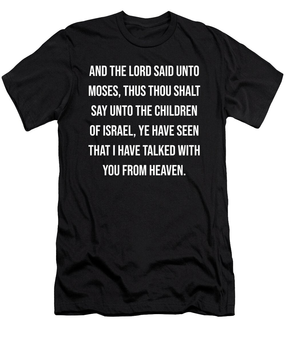 Exodus 20 22 Vidddie Publyshd T-Shirt