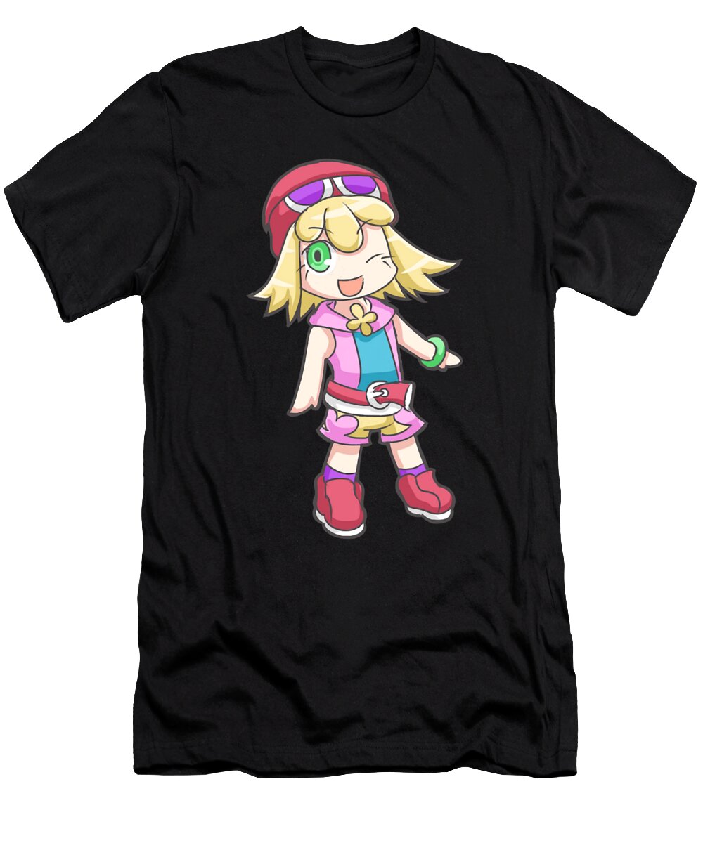 Experience Game Third Column Screen Filled Chibi Amitie Retro Ezone Prints T-Shirt