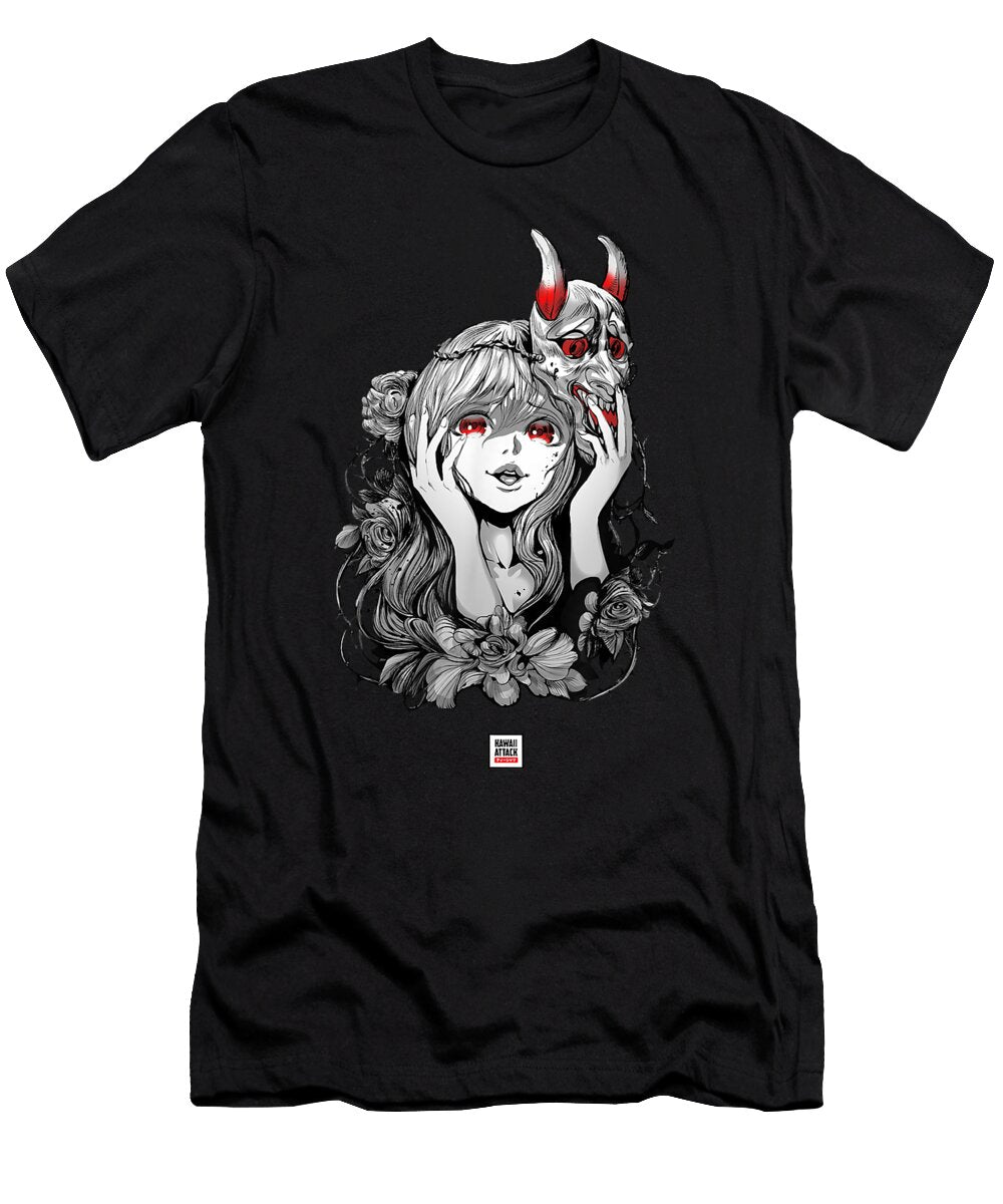 Experience Oni Yandere Kawaii Japanese Anime Classic Fan Ezone Prints T-Shirt