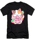 Experience Strawberry Shake Strawberry Milk Cat Kawaii Neko Anime Gift for Ezone Prints T-Shirt