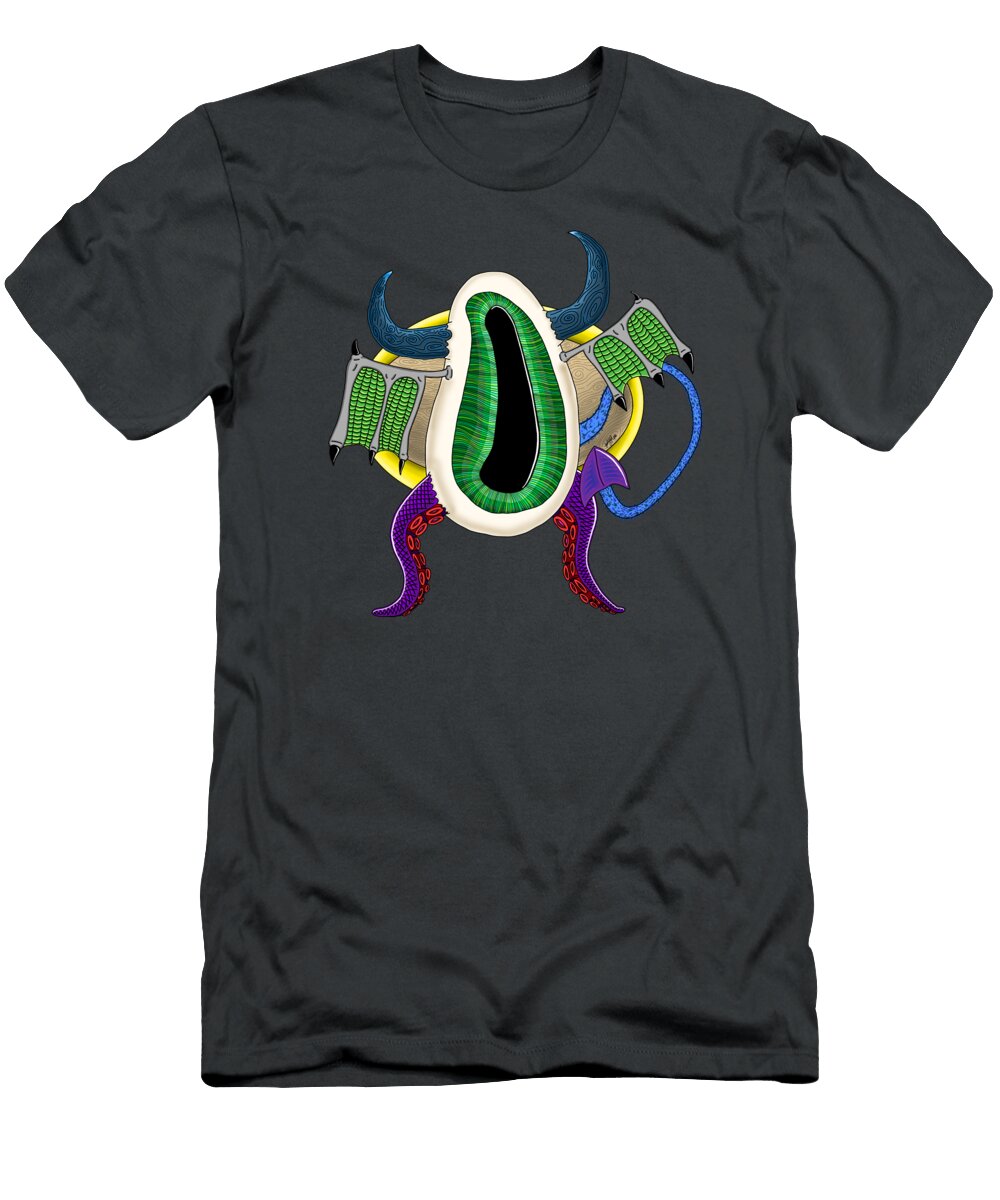 Eyeballz Magoo Background J Nickel T-Shirt