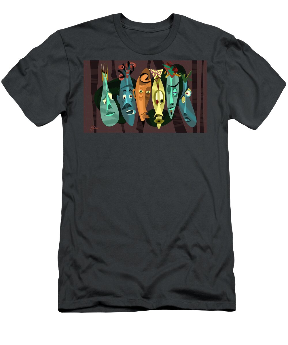 Faces of Nala Alan Bodner T-Shirt