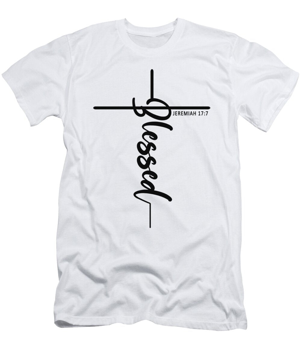 Faith Chritian Cross Blessed Job T-Shirt