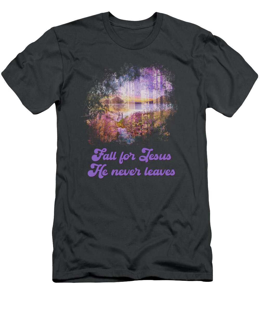 Fall for Jesus Pumpkin Spice Grateful Thankfull Autumn Pierre Arabel T-Shirt