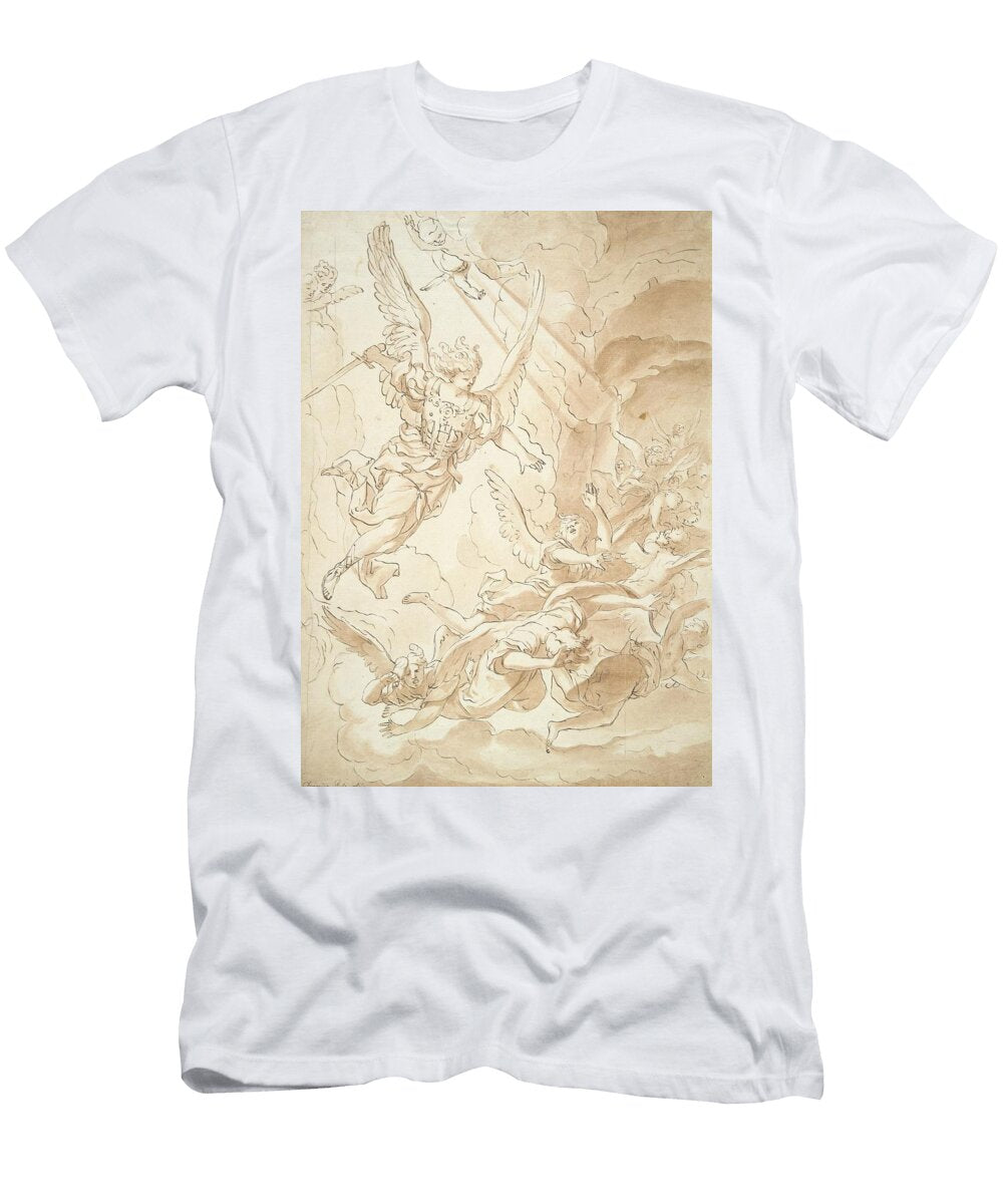 Fall of the Rebel Angels Domenico Piola T-Shirt