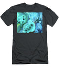 Fanta Sea Blue and Aqua Abstract Art Sharon Cummings T-Shirt
