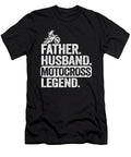 Father Husband Motocross Legend Funny Motocross Lisa Stronzi T-Shirt