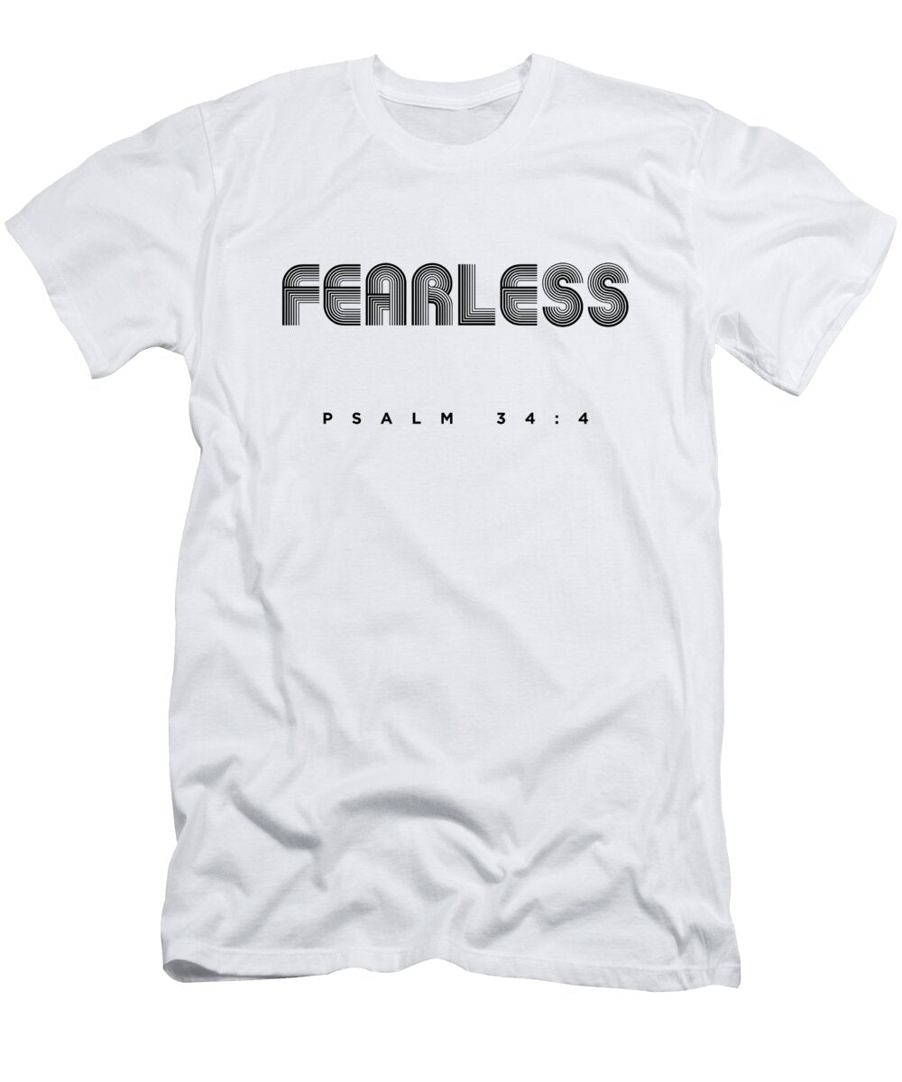 Fearless Bible Verses Christian Faith Based Inspirational Spiritual Religious Studio Grafiikka T-Shirt