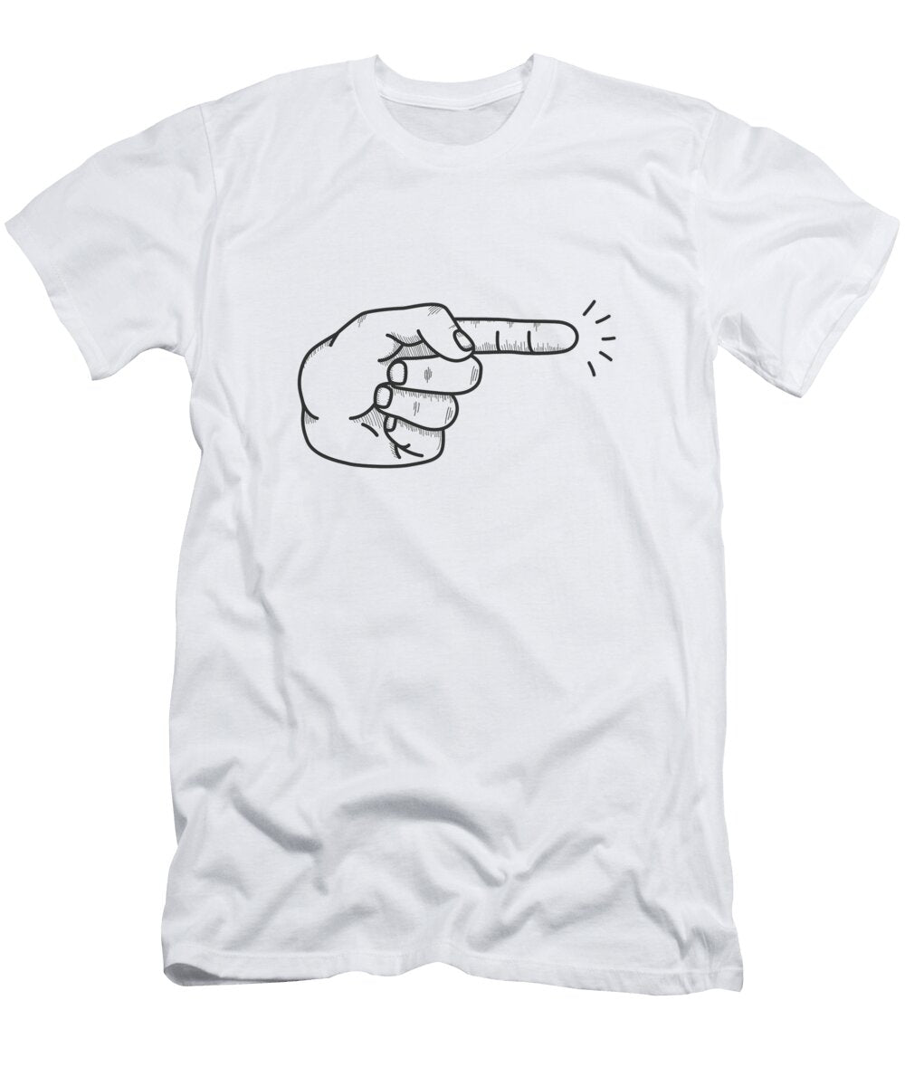 Fingered Reinvintaged T-Shirt