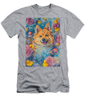 Finnish Spitz Dog Frolicking in a Bubbly Bathtub Adrien Efren T-Shirt