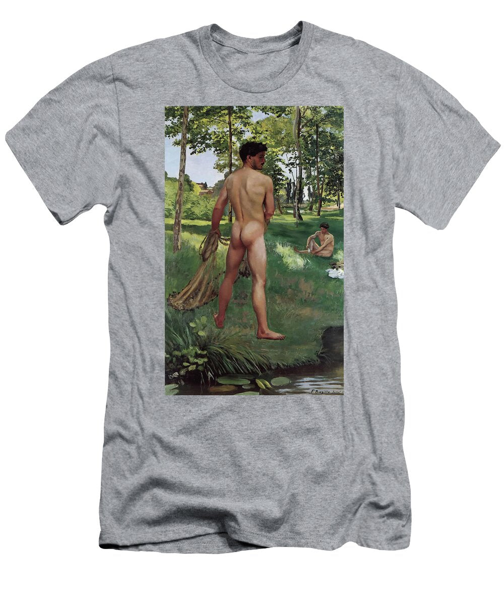 Fisherman with a Net Frederic Bazille T-Shirt