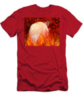 Flaming Crystal Skull Terri Waters T-Shirt